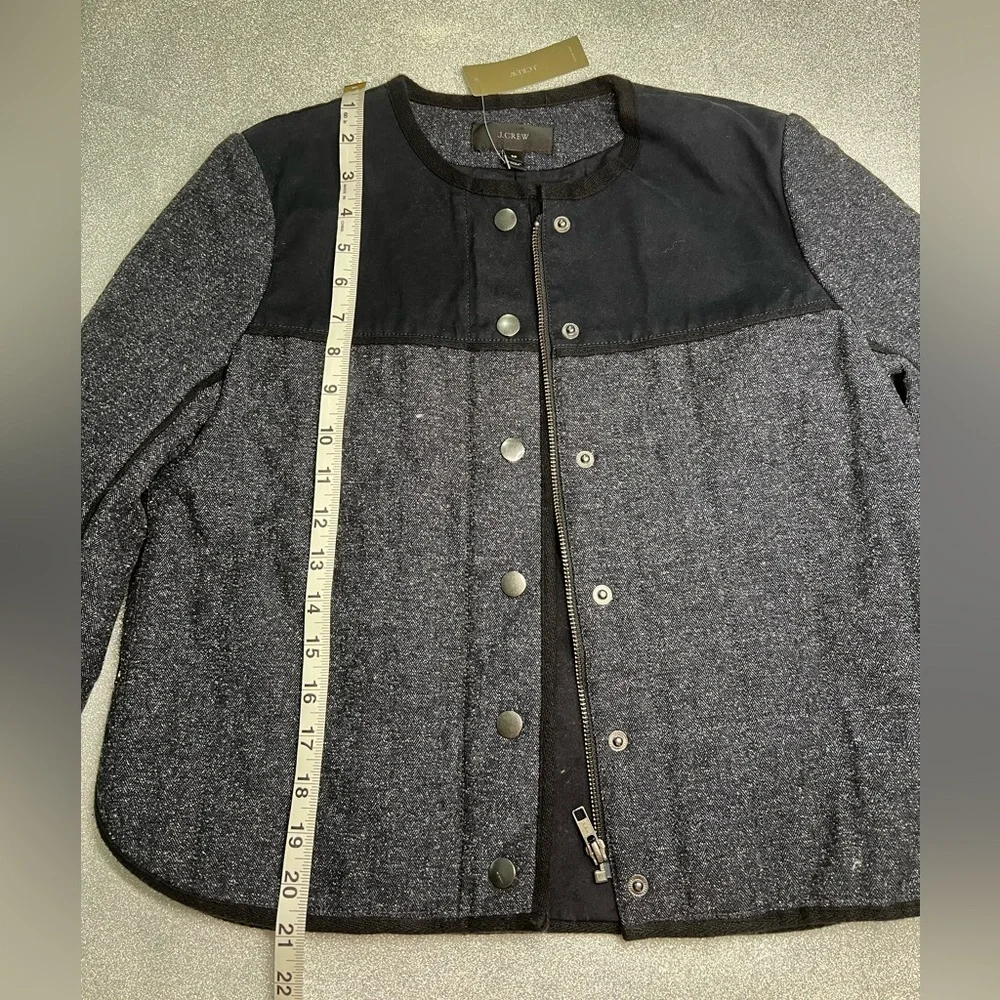 J.Crew Women's‎ Black and Gray Jacket